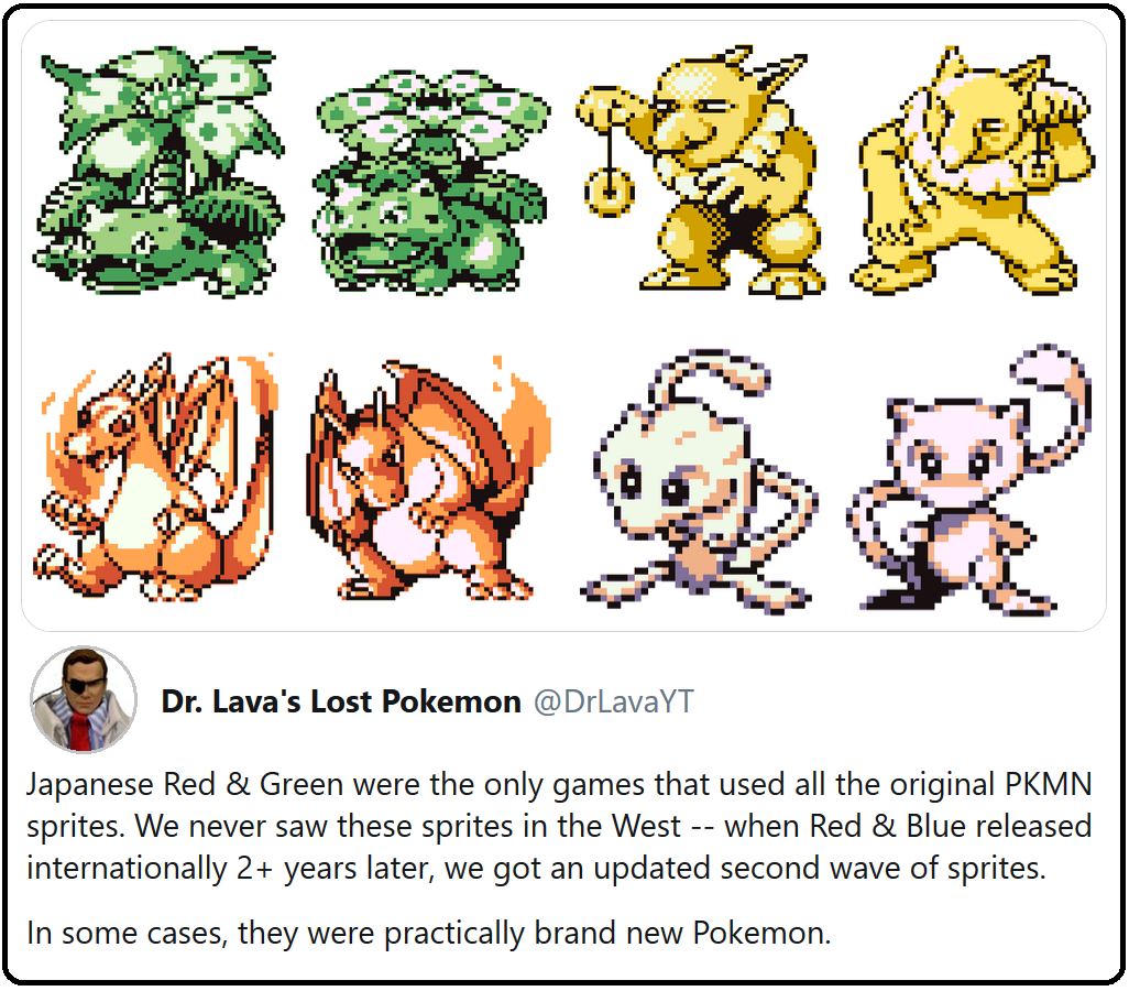 Translation: Forgotten Story of Pokemon Blue's Release – Lava Cut