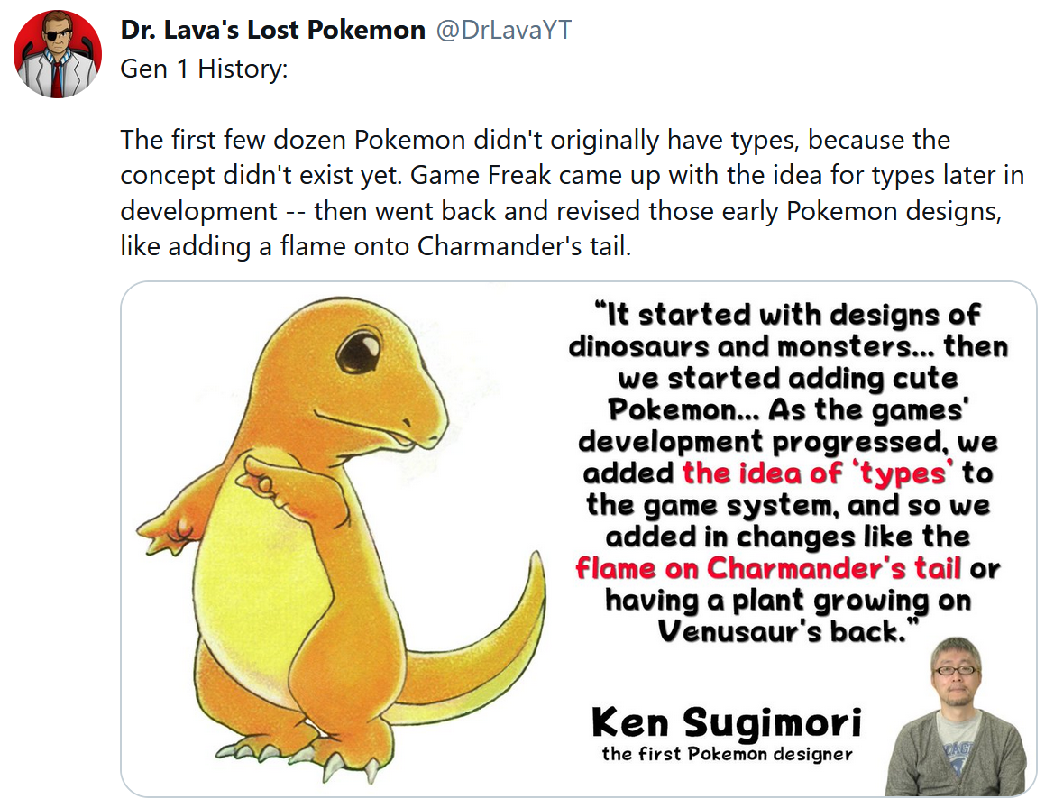 Dr Lava - Gen 5's starter evolutions represent the West, China, and Japan.  If you wanna read the full interview about creating Gen 5 Pokemon that's  excerpted here, go to my website