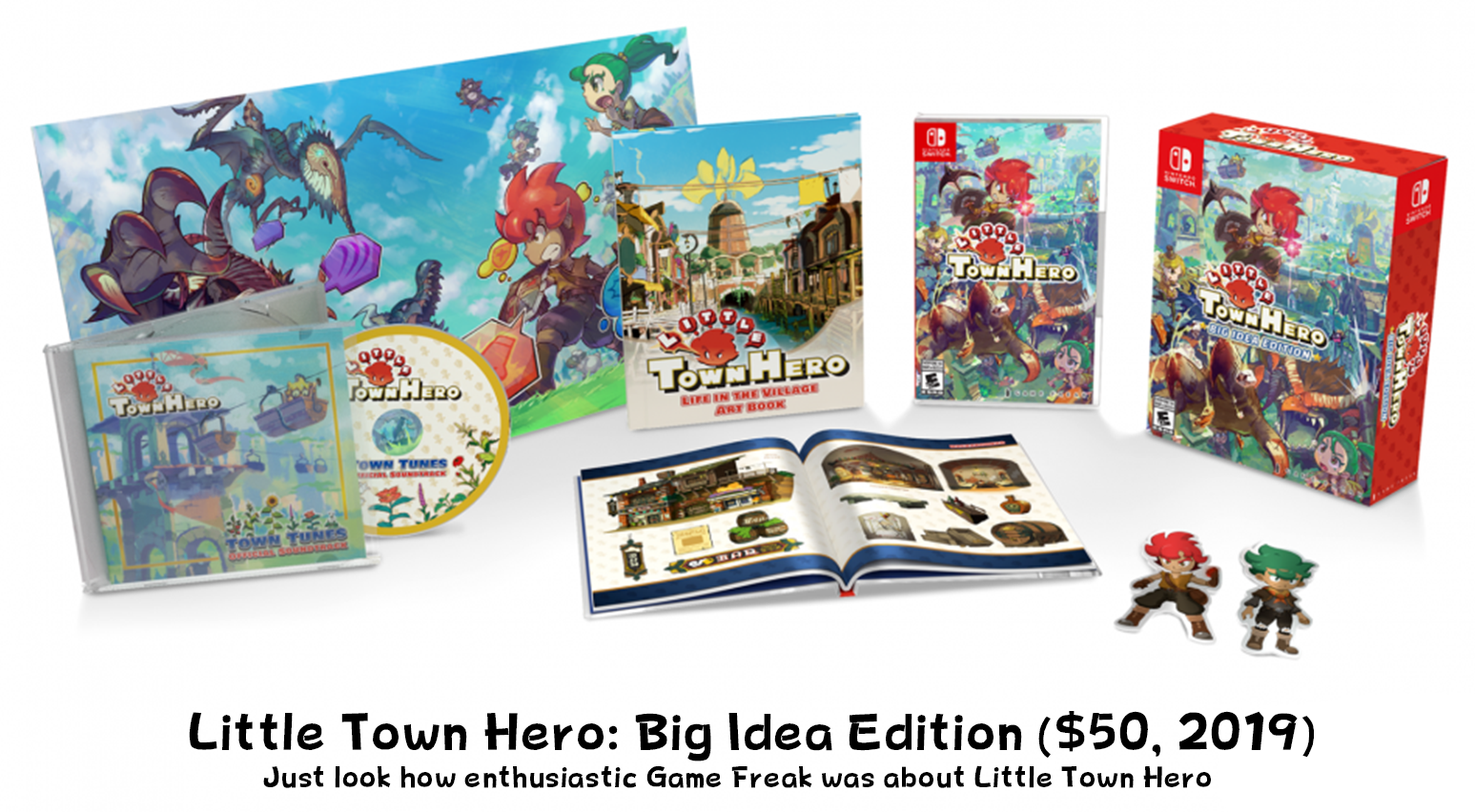 Game Freak RPG Officially Titled Little Town Hero, Launches